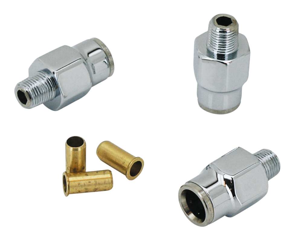 Chrome tank hose fitting no. 12