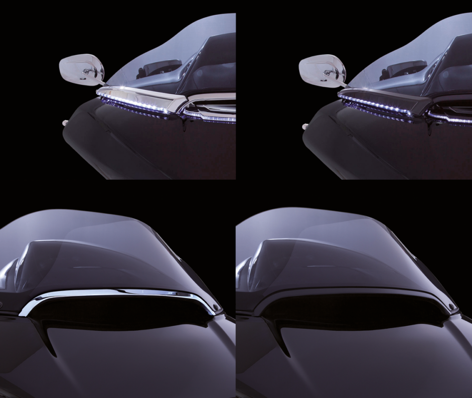 Ciro Horizon RG LED windshield trim chr