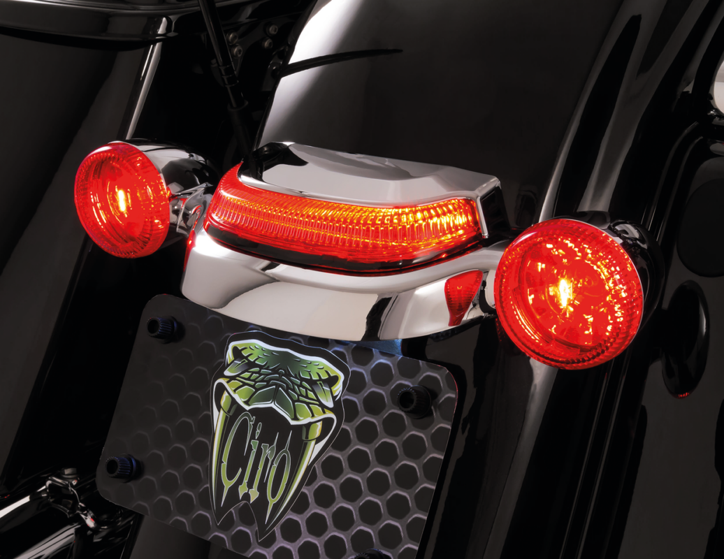 Crown Lightstrike taillight chrome/smoke