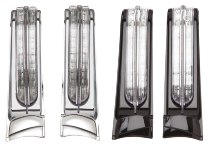 Chrome Filler Panel/Red Lens FLH/T14-Up