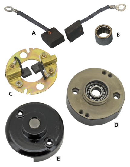 CE Brush holder with brush