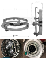 Cyron adj mount ring f/7" LED headlight