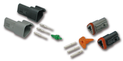 3 Pole grey pin housing