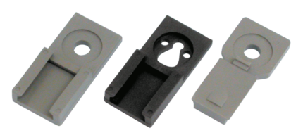 Grey mounting bracket 2-3-4-6-12 pole re