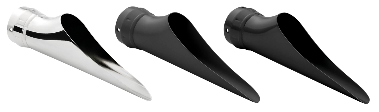 2.5" CREEPER END CAP CHROME