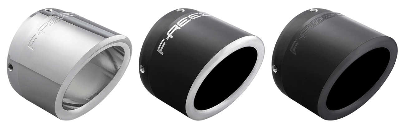 LIBERTY/RACING ROLLED EDGE CHROME TIP 4"