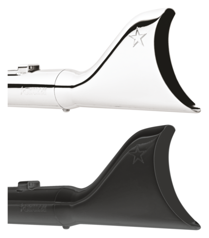 SHARKTAIL TIP CHROME 2.5" EA