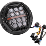 Honeycomb 7" Headlight Amber,