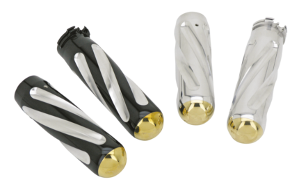 Neo-Fusion Spiral grips Black/Brass