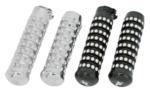 Ribbed grips Polished