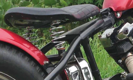 Barrel Seat Springs 4" Chrome