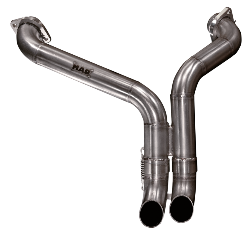MAD Exhausts Short XL86-UP stainless