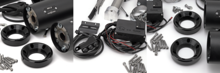 MCJ Adj. Exhaust RH1250S25-Up Black