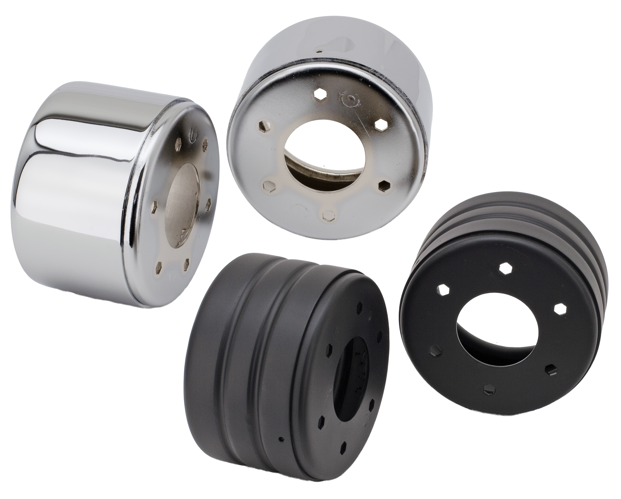 MCJ End Caps Edition 120 Straight Chrome