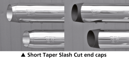 MCJ End Caps Royal 80 Short Tapered Chr