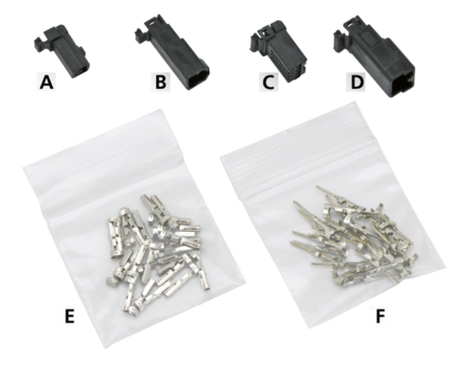 AMP 040 Series 2-Wire Plug Housing OEM72
