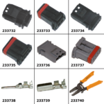 MX-1900 2-Position Pin Housing Blac
