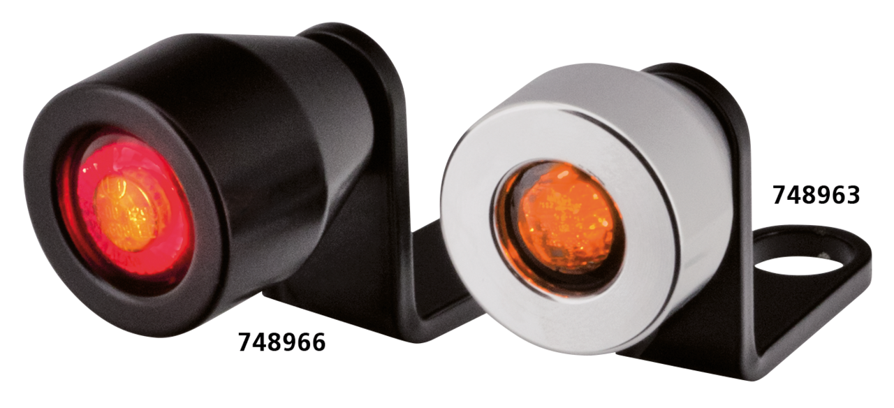 Polished RR turn signals + brackets