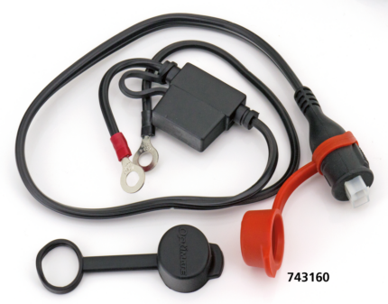 Accumate plug with rubber cap