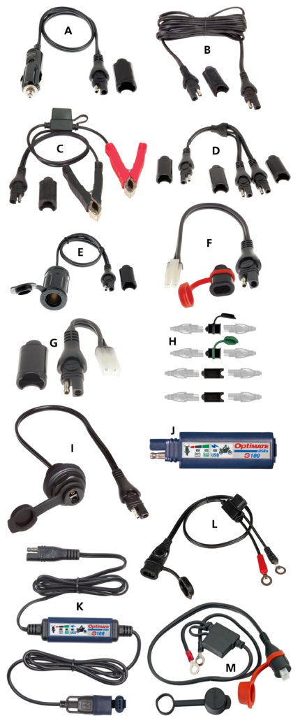 Optimate male Auto plug to SAE connector