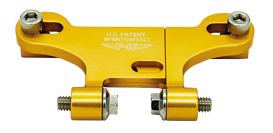 P16 RISERS GAUGE MOUNT Gold