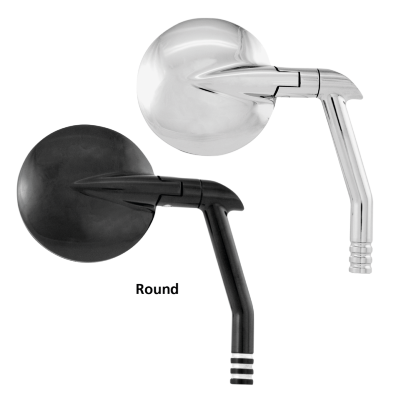 PM Vision Round mirror Chrome