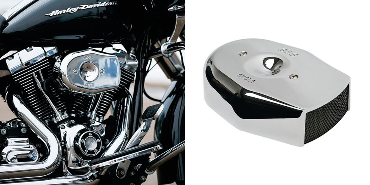 S&S Stealth Tribute AC chrome TC08-17TBW