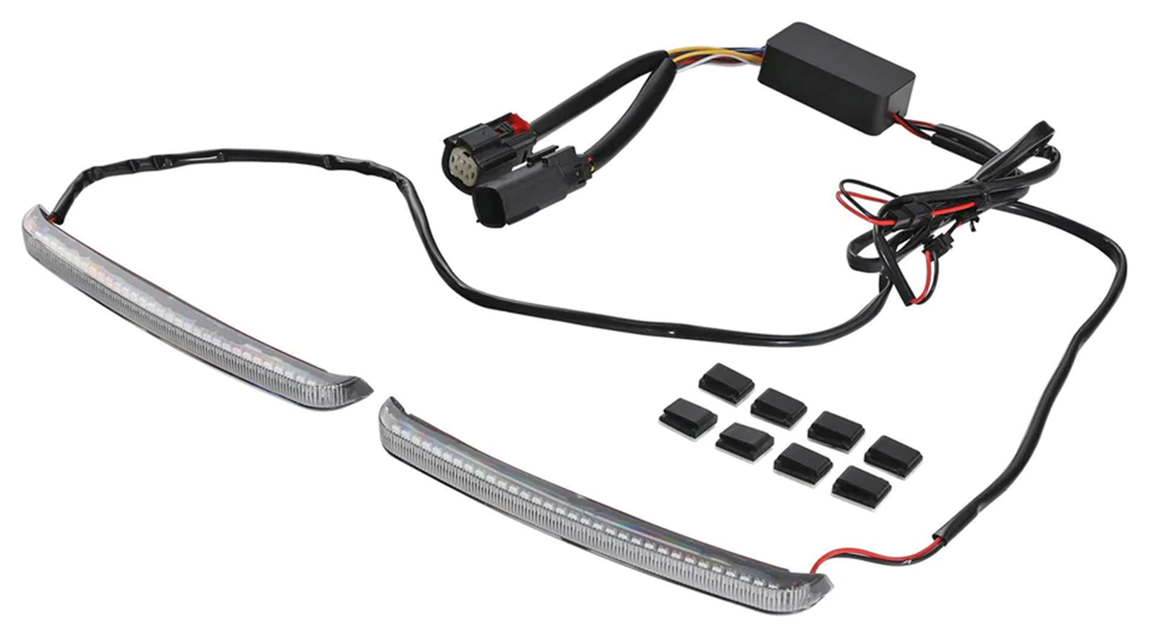 Saddlebag 3 in 1 Lights Clear FLH/T14-Up,