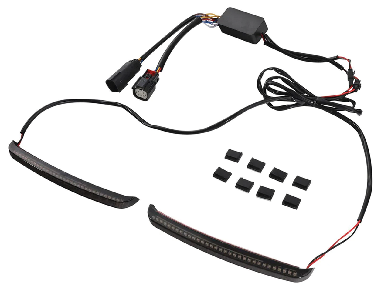 Saddlebag 3 in 1 Lights Smoke FLH/T14-Up,