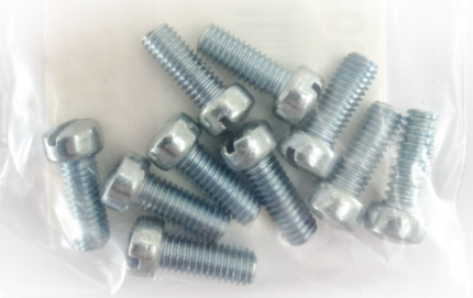 10pck Fillisterhead screw 10-32x1/2 zinc