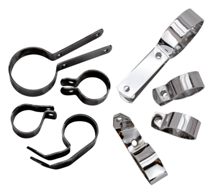 clampset exhaust 4 piece black