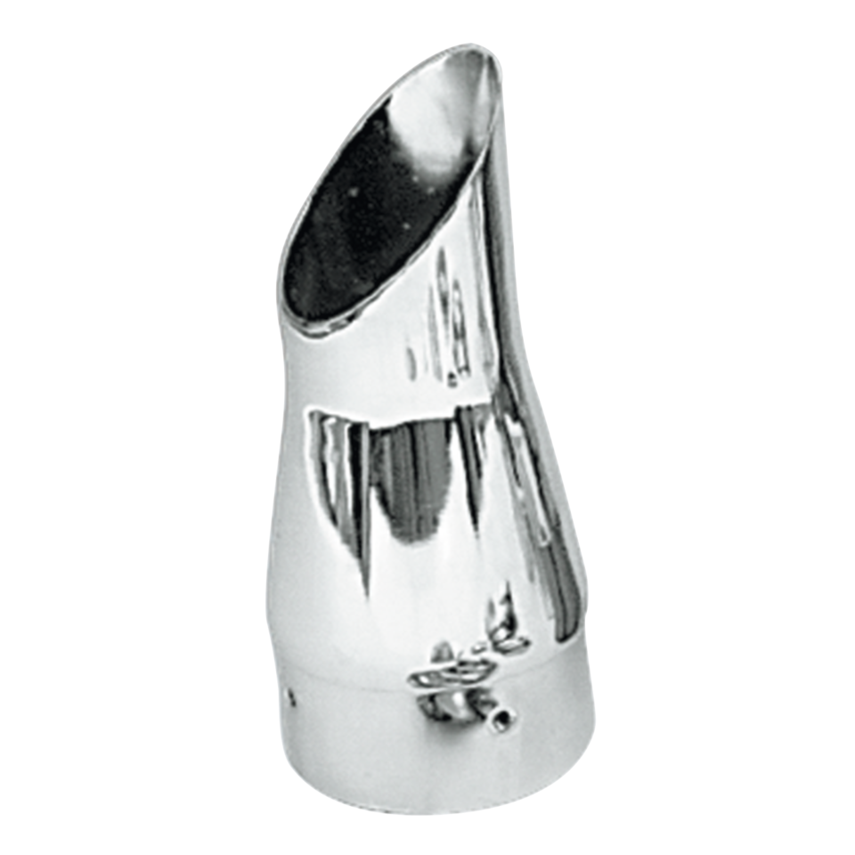 Supertrapp chrome slash/cut end cap