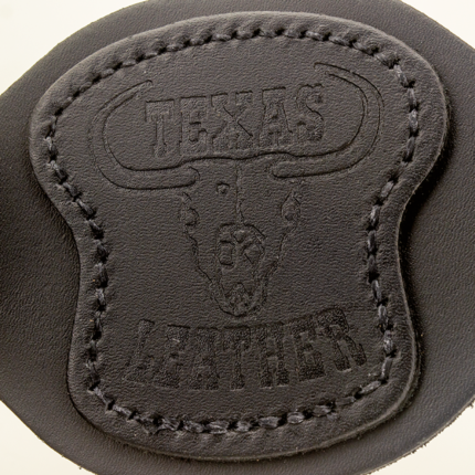 Texas Leather blanket holder black