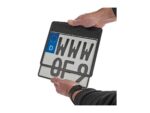Inside License Plate Base Plate German Size 200x240mm Aluminium Polished, - Image 3