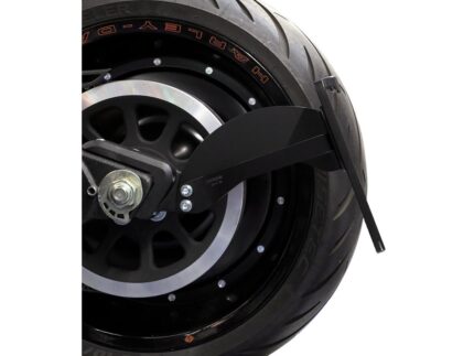 Long Side Mount License Plate Bracket Black Satin