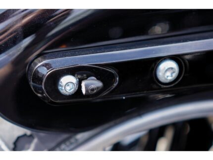 Rear Turn Signal Adapter for Breakout For M5 Thread Turn Signals Black Powder Coated