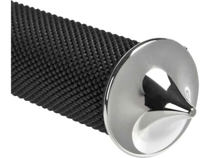 Spike Base Grip and Footpeg Toppers Aluminium Polished