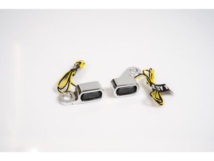Stripe LED Turn Signal Aluminium Polished Light Smoke LED