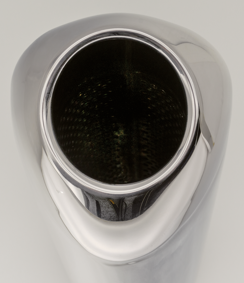 Triangle muffler Stainless steel 2" I.D.