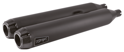 2Bros FLH/T17-up Dual Slip Ons Carbon Bl