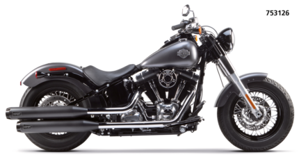 2Bros FLS/FLSTN14-16 BLK  Dual S/O Delux