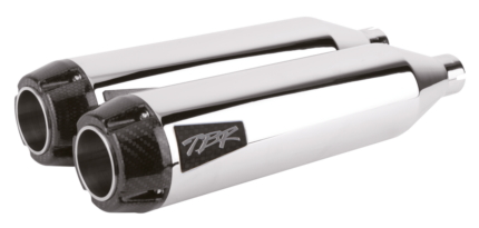 2Bros ST07-17 Short Slipons chrome