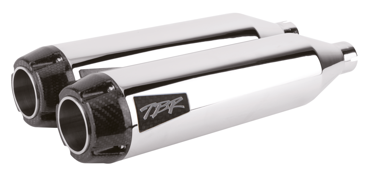 2Bros ST07-17 Short Slipons chrome