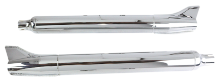 1961 Style Fishtails Chrome FLT95-17