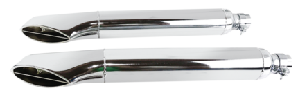 1968 Style Turn-Outs Chrome FLT95-16