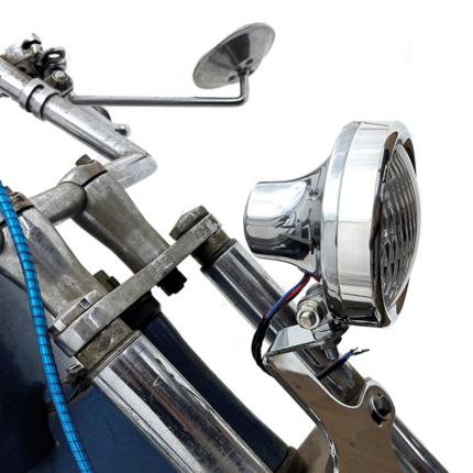 Aluminum Retro Headlamp Polished