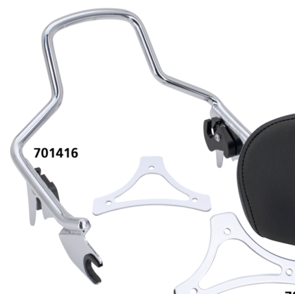 Det. Sissy Bar Shorty Chrome FLT09-up