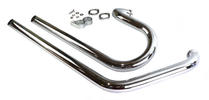Side-by-Side Drag Pipes Chrome FXST86-99
