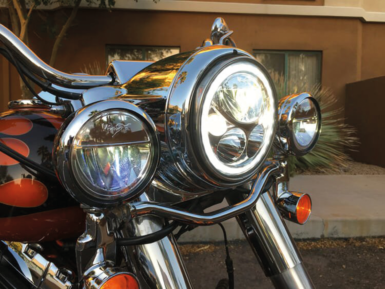 Vision X 4.5" round blk halo passinglamp