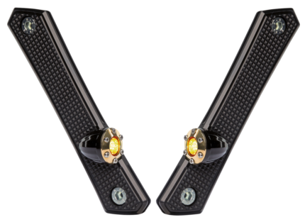 Vity's Front turnsignalkit black/brass